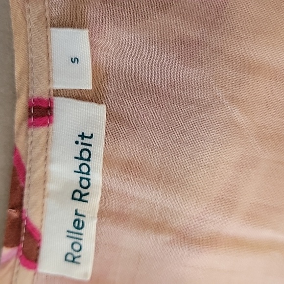 Roller Rabbit Size S Camo Floral-Print Wrap Dress, Excellent Used Condition - Picture 11 of 13